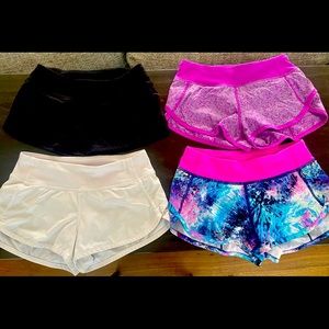 Lululemon Ivivva girls shorts size 10